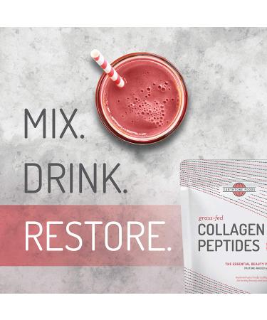 Earthtone Foods Grass Fed Collagen Peptides Unflavored 32 oz - High-Quality Protein Supplement - Buy Online on GoSupps.com
