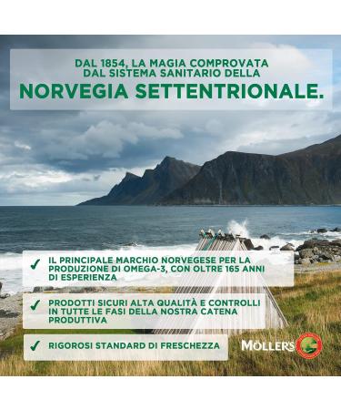  M LLER'S Moller's Omega 3 Cardio Fish Oil Concentrated Rich in Omega-3 Fatty Acids (EPA and DHA) for Normal Heart Function 120 Omeg - Buy Online on GoSupps.com