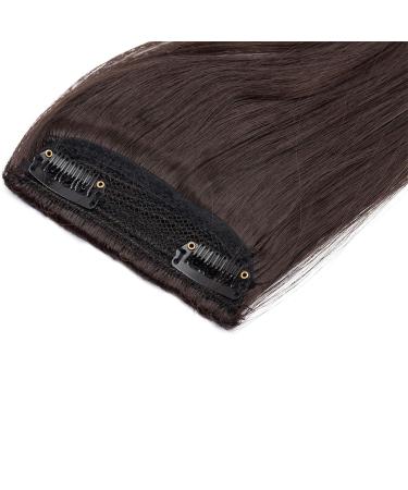 SEGO Pony Hairpiece - Dark Brown Fringe Bangs Extensions | Realistic Clip-in One Piece Hair Extensions for a Natural Look - Buy Online on GoSupps.com