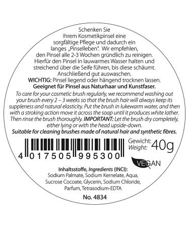da Vinci Cosmetics Series 4834 Brush Cleaning Soap - Small 40g Medium - Buy Online on GoSupps.com
