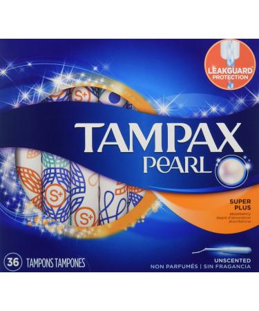 Tampax Pearl Tampons - Super Plus 36 Count