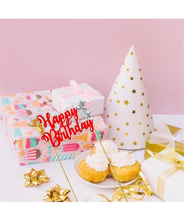 Seyal Tom & Jery Happy Birthday Cake Topper - Buy Online on GoSupps.com