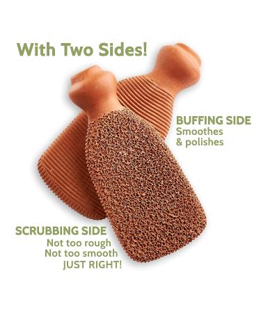 Pumice Stone Foot Exfoliator Scrubber for Callus Removal - Long Lasting & Durable (5+ Years) - Buy Online on GoSupps.com