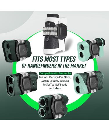Gaialoop Universal Golf Rangefinder Magnetic Holder Mount - Adjustable Strap for Golf Cart - Strong Magnet Attachment - Buy Online on GoSupps.com