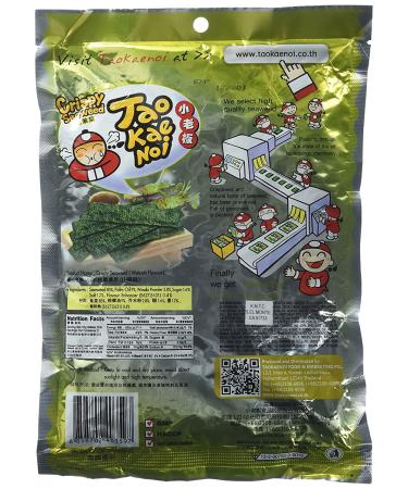 Tao Kae Noi Seaweed Wasabi Flavor (2 Packs) - Premium Seaweed Snack - Buy Online on GoSupps.com