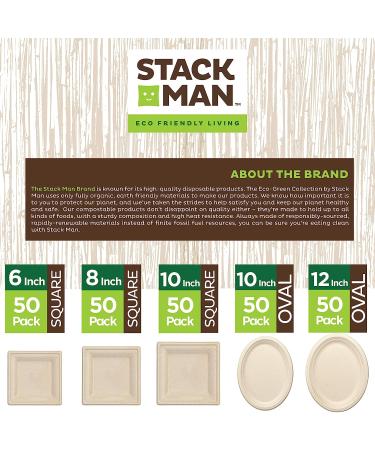 125-Pack 100% Compostable 12 oz. Paper Bowls | Eco-Friendly Biodegradable Bagasse | Heavy-Duty Natural Disposable Bowls - Buy Online on GoSupps.com