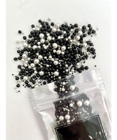 Edible Black & Silver Cake Sprinkles Luxury Mix 45g Cupcake Cake Decoration Black Sprinkles Cake Sprinkles Mix Silver Sprinkles Space - Buy Online on GoSupps.com