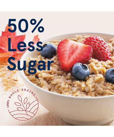 Quaker Lower Sugar Maple & Brown Sugar Instant Oatmeal Packets (48 ct, 1.19 oz) - Buy Online on GoSupps.com