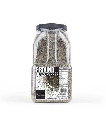 Hayllo All Natural Black Pepper Ground, 5 Pound