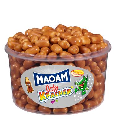 HARIBO - Maoam Cola Kracher - Chewing candy - Can with 1200 grams of Cola 1.2 kg (1 pack)