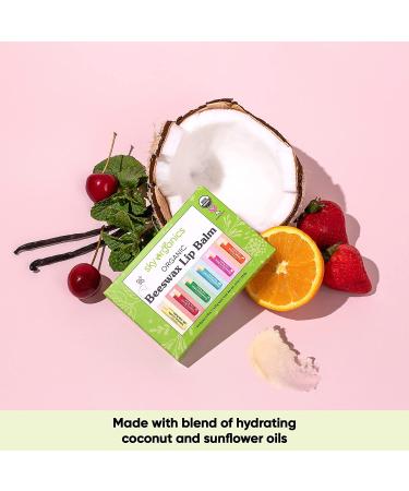 Sky Organics Organic Lip Balm - Family Pack of 6 for Adults & Kids - Buy Online on GoSupps.com