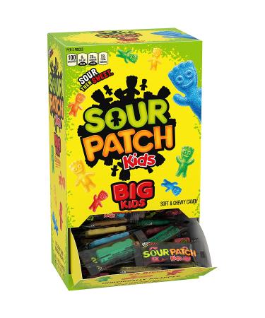 SOUR PATCH KIDS Big Soft & Chewy Halloween Candy - 240 Count Box - Buy Online on GoSupps.com