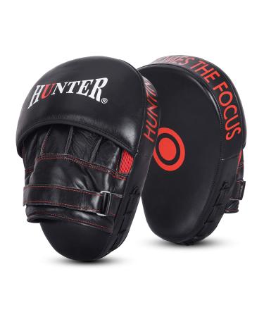 Hunter Essential Boxing Mitts Curved Boxing Pads MMA Sparring Training Focus Mitts (Pair)