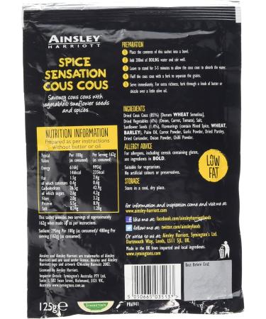 Ainsley Harriott Spice Sensation Cous Cous 125 g - Buy Online on GoSupps.com