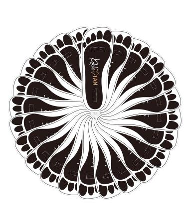 120 Pairs Spray Tan Feet Pads - Black | Sunless Tanning Essentials - International Shipping Available - Buy Online on GoSupps.com