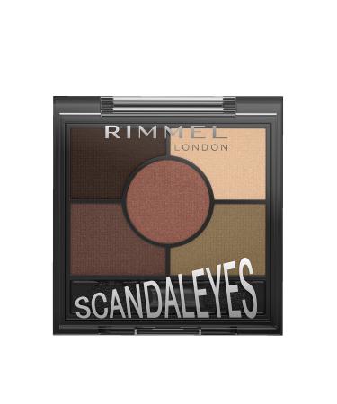 Rimmel Rimmel Glam Eyes HD 22 Brixton Brown Cosmetic Eyeshadow Multi-Colour Unique