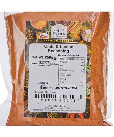 Old India Chilli & Lemon Seasoning 250g - Authentic Spice Blend for Exciting Flavors - Buy Online on GoSupps.com
