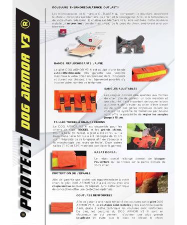 CANIHUNT Dog Protection Vest - Durable Dog Armor v2 (80) for Ultimate Safety | International Shipping - Buy Online on GoSupps.com