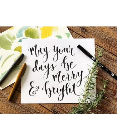 Wildflower Art Studio Brush Lettering Calligraphy Kit - Beginner Starter Set with Instruction Book and Supplies - Perfect Gift for Kids, Teens, Adults - Buy Online on GoSupps.com