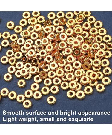 1500pcs 6mm Gold Flat Round Spacer Beads - DIY Jewelry Making Supplies - Buy Online on GoSupps.com