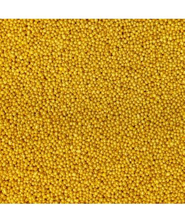 Gold Sprinkles - 35g of Golden Glimmer Cake Sprinkles Toppers Decorations 100s 1000s Mini Balls Nonpareils Christmas  - Buy Online on GoSupps.com