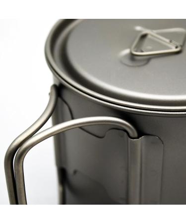 TOAKS LIGHT Titanium 550ml Pot - Ultralight Version | Durable Camping Cookware - Buy Online on GoSupps.com