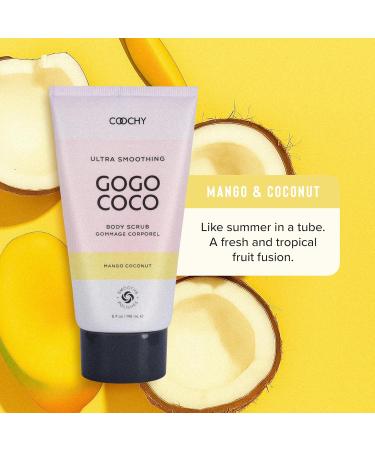 Coochy Ultra Smoothing Body Scrub | Gentle Exfoliating Body Scrub for Sensitive Skin | Removes Dead Skin Cells Prevents Ingrowns | Paraben-free Cruelty-free | Mango Coconut 5 oz/148 mL 5 Fl Oz (Pack of 1) Multi - Buy Online on GoSupps.com