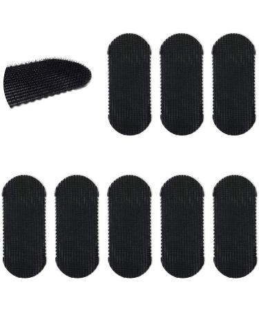 HAIR GRIPPERS BUNDLE PACK 8PCS for Men and Women - Salon and Barber, Hair Clips for Styling, Hair holder Grips BLACK