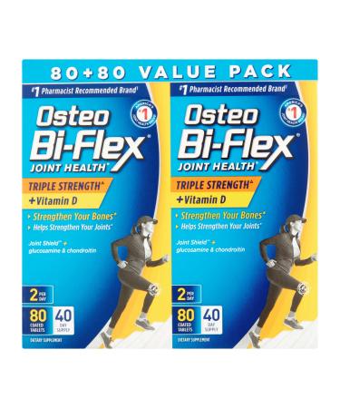 Osteo Bi-Flex Triple Strength Vitamin D Twin 80 Count 80 Count (Pack of 1)