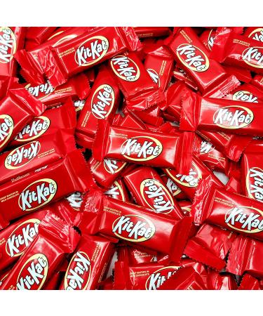 Kit Kat Snack Size Red Crisp Wafers Milk Chocolate Candy Bars - Individually Wrapped - 1lb Bulk Pack - Buy Online on GoSupps.com