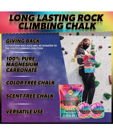 2 Pack Refillable Chalk Balls for Rock Climbing, Gymnastics, Weightlifting - 200g Workout Chalk for Hands - Buy Online on GoSupps.com