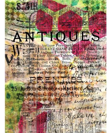 6 Mulberry Paper Images 30gsm for Decoupage & Mixed Media - 8 x 10.5 inch Rice Paper Sheets - Buy Online on GoSupps.com