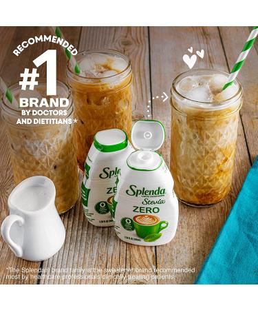 SPLENDA Liquid Stevia Sweetener Drops - 3.38 Fl Oz Bottle (2 Pack) - Zero Calorie Stevia - Buy Online on GoSupps.com