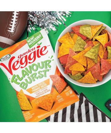 Sensible Portions Garden Veggie Snacks Flavour Burst Tortilla Chips Nacho Cheese 170g Nacho Cheese 170 g (Pack of 12) - Buy Online on GoSupps.com