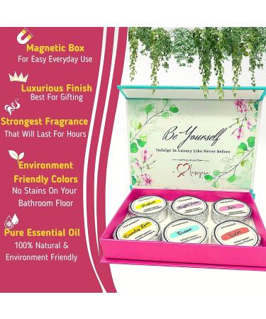 Love Insignia Aromatherapy Shower Steamers - Set of 6 XL Organic Shower Bombs with Pure Essential Oils | Stress Relief & Relaxation Gift | Perfect for Mother's Day & Birthday - Buy Online on GoSupps.com