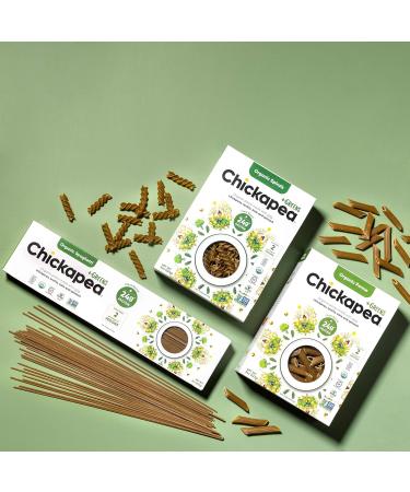 Chickapea Lentil Kale and Spinach Pasta - High Protein Organic Penne - Gluten Free, Non-GMO, Vegan Pasta - 8 oz (Pack of 6) - Buy Online on GoSupps.com