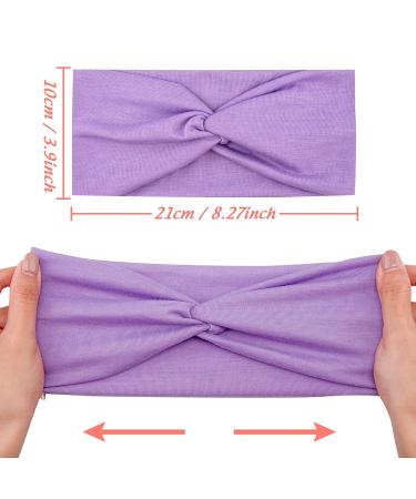 Feqo 18-Piece Elastic Hair Bands for Women - Stylish Headbands & Turbans in 18 Classic Colors for Yoga Sports & Fitness - Buy Online on GoSupps.com