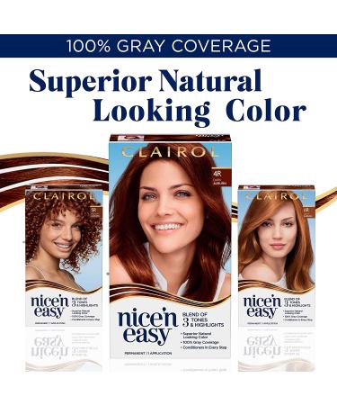 Clairol Nice'n Easy 6R Light Auburn Permanent Hair Dye - 1 Count - Buy Online on GoSupps.com