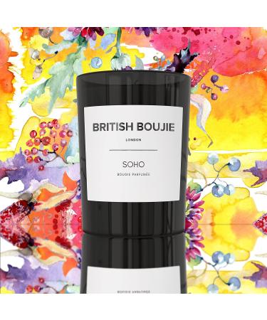 Soho Premium Scented Candle - Luxurious Warm Woody Fragrance - Long Burn Time - 10 oz Natural Wax - Ideal Scented Candle Gift for Women & Men - Buy Online on GoSupps.com
