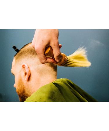 Kobe Professional Hairdressing Wooden Neck Brush - Barber Accessories - Soft Salon Neck Brush For Cutting Cleaning & Removing Stray Hairs - for Hairdressers & Barbers - Buy Online on GoSupps.com
