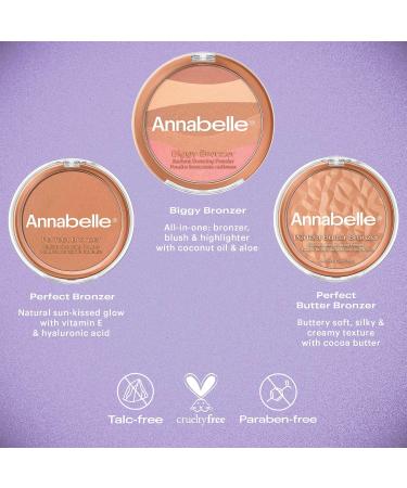 Annabelle Perfect Butter Bronzer Bronzing Powder Bora Bora Beach Silky Soft Texture Sun-Kissed Glow Talc-Free Vegan Cruelty-Free Paraben-Free Non-Comedogenic 8.5 g - Buy Online on GoSupps.com