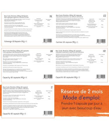 Now Foods Rhodiola 500mg 60 Vegan Capsules Lab Tested Vegan Gluten Free Soy Free Vegetarian - Buy Online on GoSupps.com