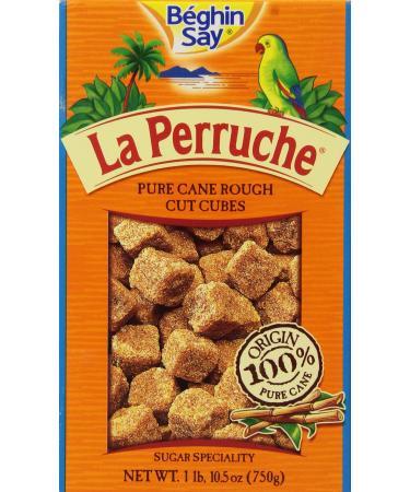 La Perruche Brown Sugar Cubes 1 lb. 10.5 oz (750g) 1.65 Pound (Pack of 1)