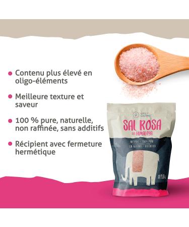 Himalayan Pink Salt Fine 100% Natural. No Additives No Refining. Higher Trace Element Content. Season And Season. Origin: - Buy Online on GoSupps.com