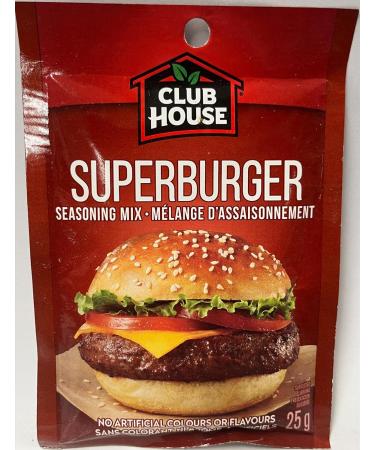 Club House Dry Sauce/Seasoning/Marinade Mix Superburger 25g Case Pack 12 Count - Buy Online on GoSupps.com