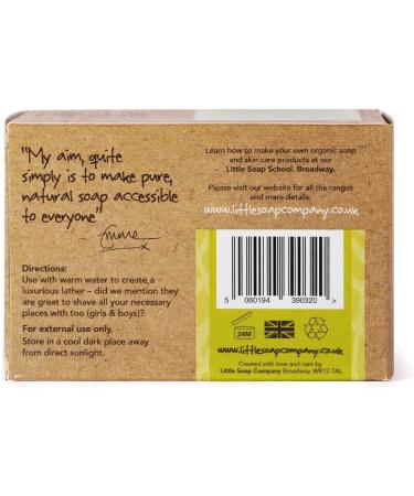 Little Soap Company Organic Peppermint & Poppyseed Soap Bar 110g - Vegan, Cruelty-Free, SLS & Paraben-Free | Moisturizing & Fragranced with English Peppermint | Natural & Organic Soap - Buy Online on GoSupps.com