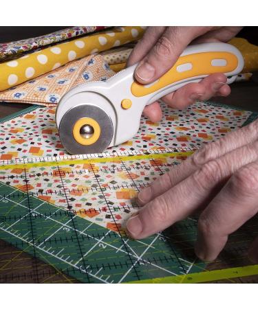 WA Portman 9x12 Inch Self Healing Cutting Mat and Rotary Cutter Set - 45mm Rotary Cutter with 5 Extra Blades - Ideal Sewing Mat for Craft Supplies - Buy Online on GoSupps.com
