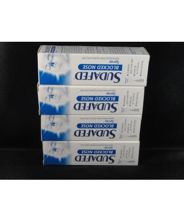Sudafed 15ml Blocked Nose Spray x 4 Multipack - Buy Online on GoSupps.com
