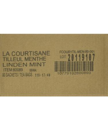La Courtisane Herbal Tea Linden Flowers & Mint Kosher Gluten-Free 80 Count 259g Linden Flowers & Mint 259 g(Pack of 80) - Buy Online on GoSupps.com