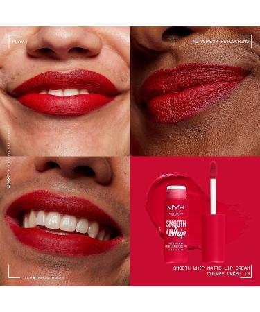NYX Smooth Whip Matte Lip Cream - Cherry Cr me: Long-Lasting Vegan Liquid Lipstick - Buy Online on GoSupps.com
